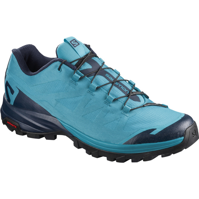 Zapatillas Trekking Salomon Mujer Turquesa / Azul Marino - Salomon Argentina OUTPATH W ,265348-PIN